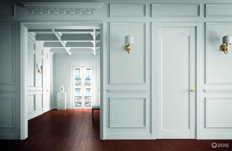 Белые плинтуса для пола в интерьере с дверями (50 фото) - красивые .