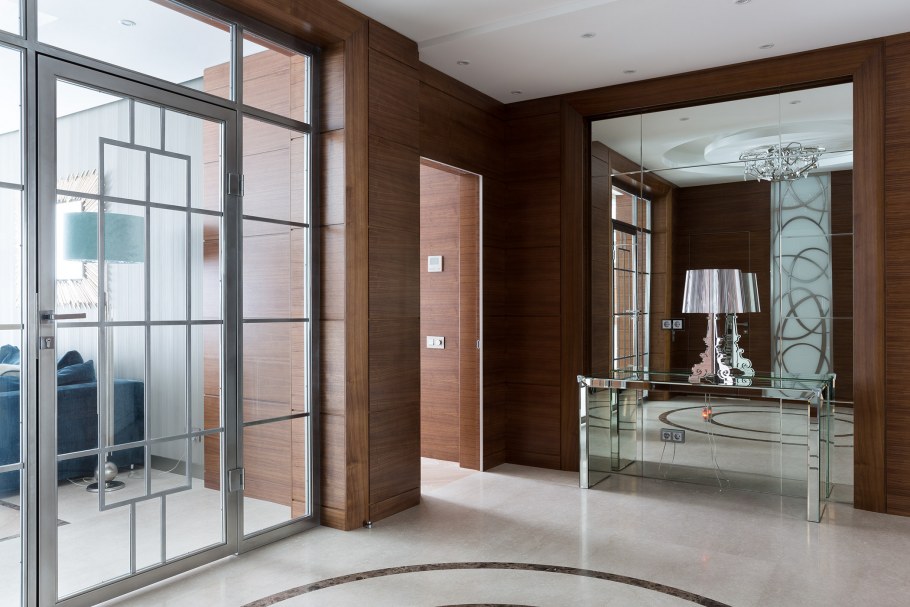 Скандинавский винтажный интерьер