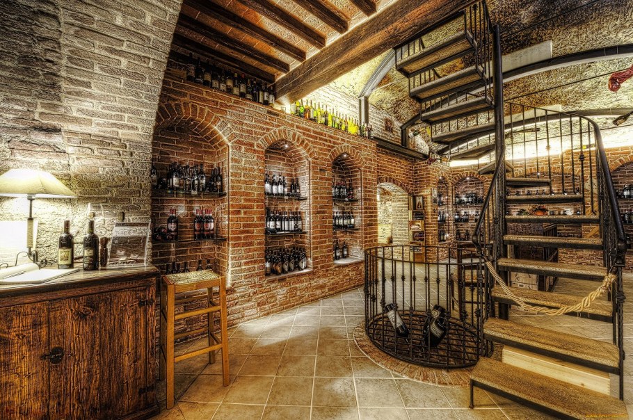 Винный погреб интерьер