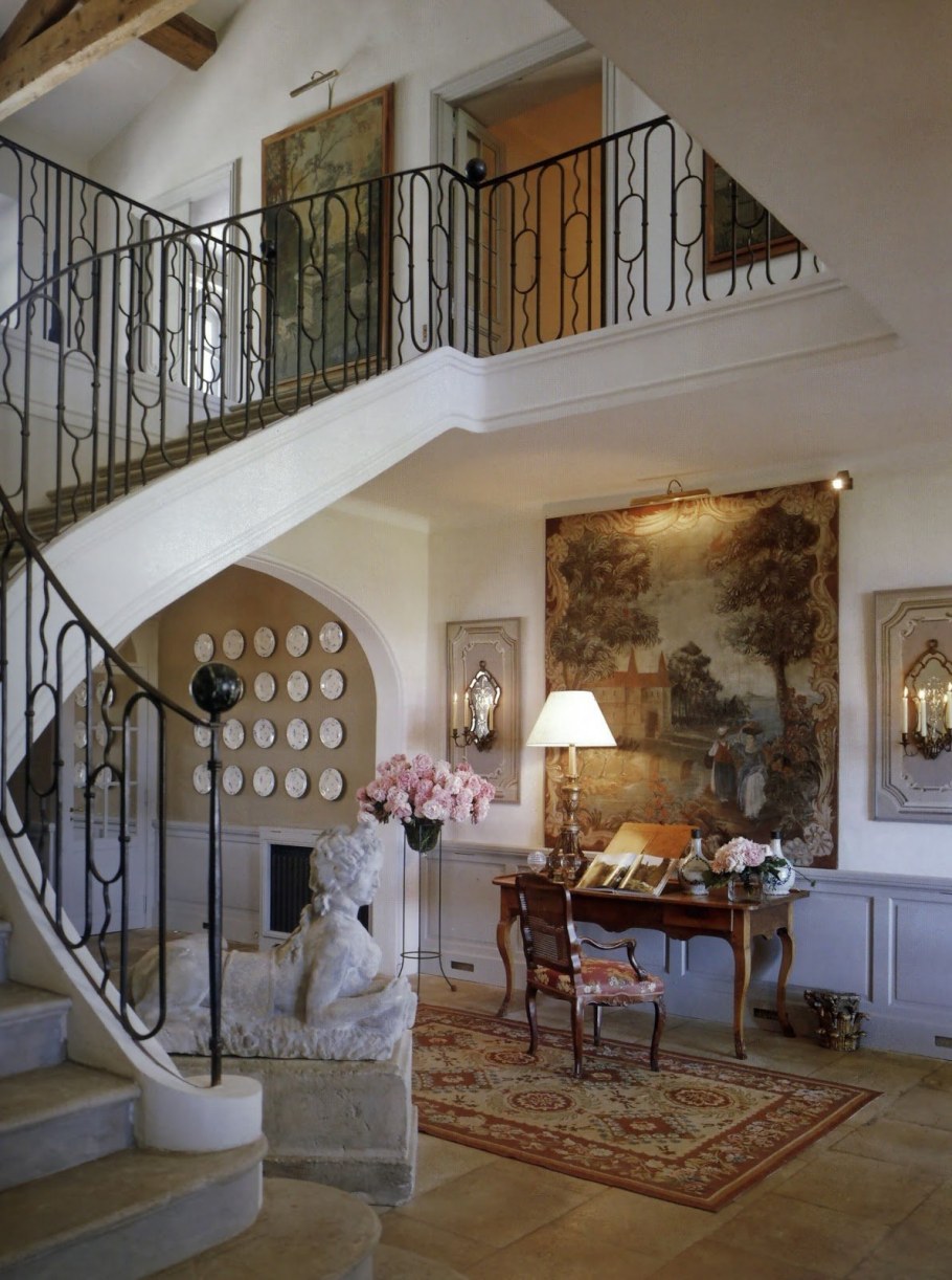 Лестница в стиле Прованс