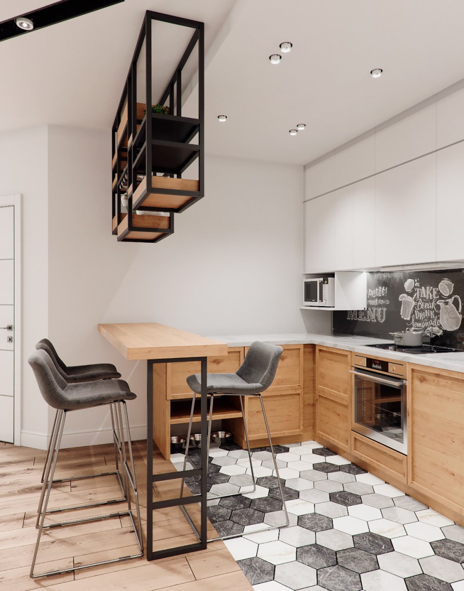 Барная стойка для кухни Скандинавский стиль