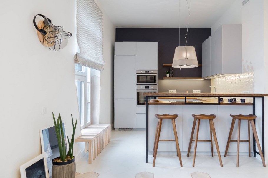 Барная стойка в скандинавском стиле