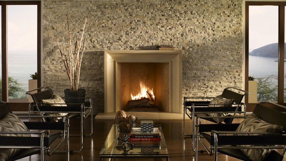 Песчаник в интерьере