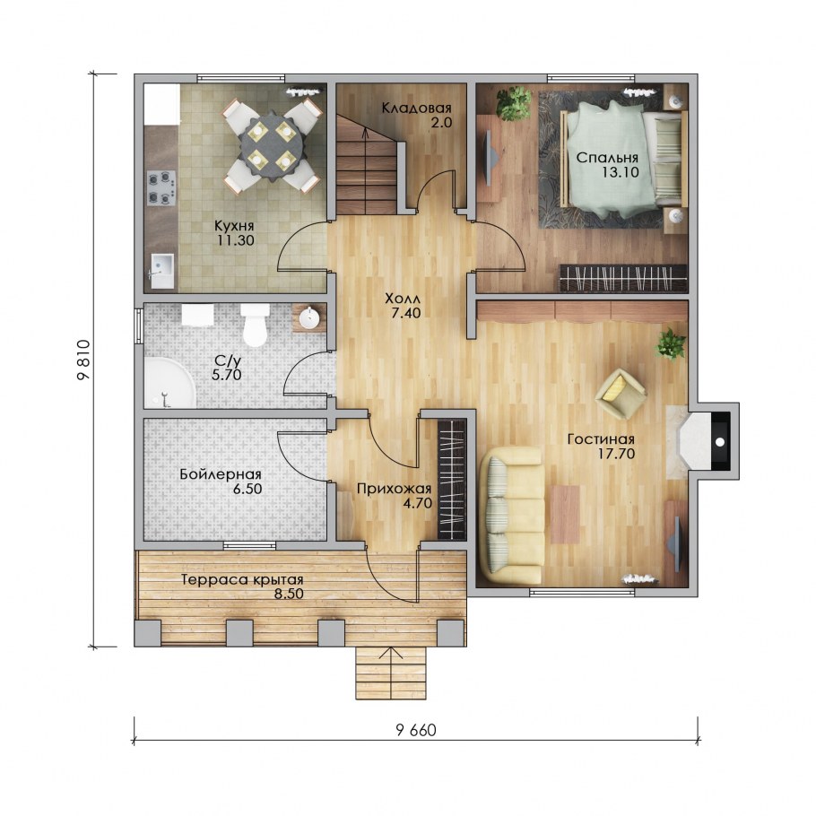 Планировки домов двухэтажных