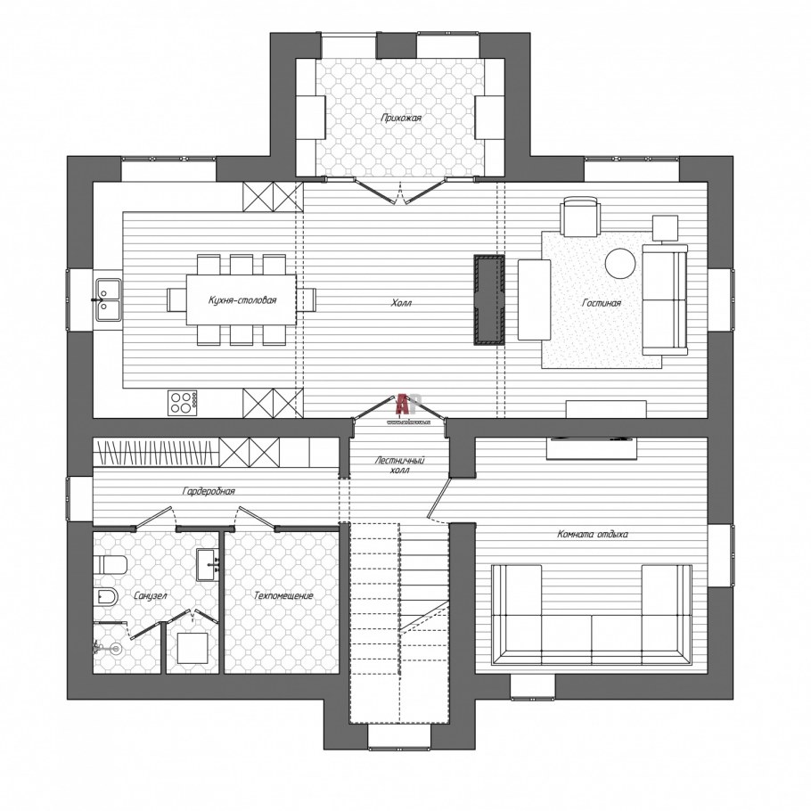 Планировки домов сикамтном
