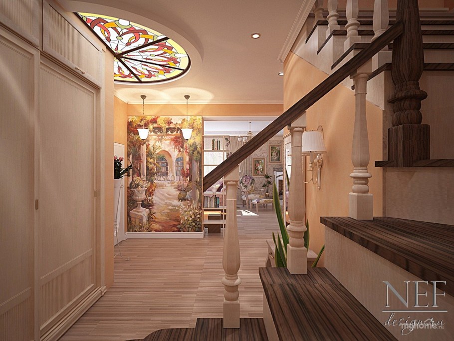 Холл в коттедже