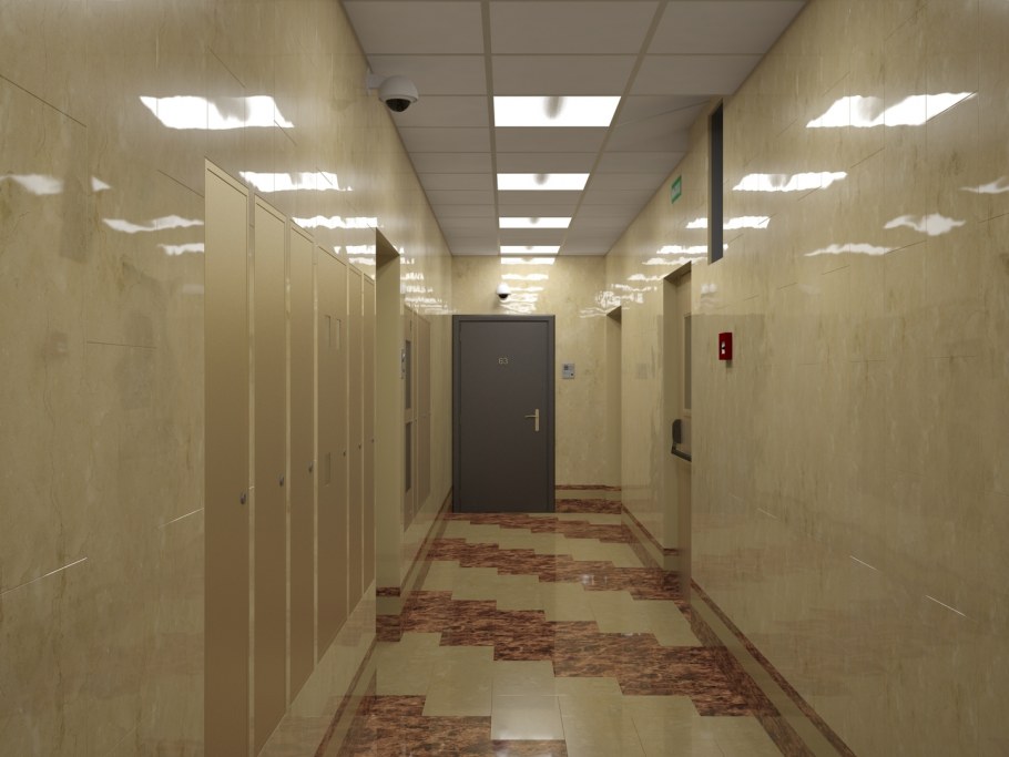 Коридор в подъезде