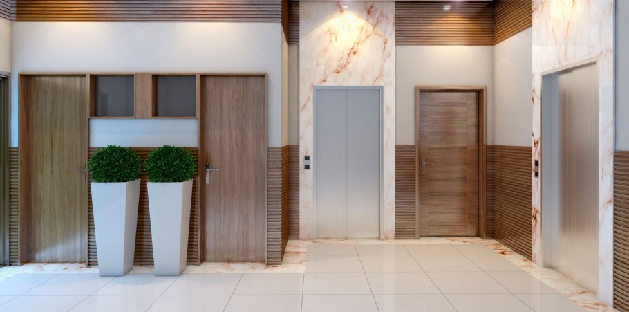 Двери для лифтового холла