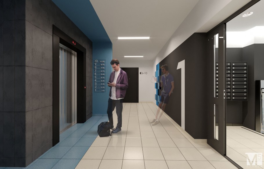 Интерьер подъезда