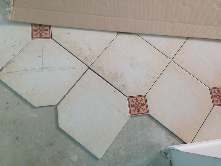 Плитка по диагонали 151*600