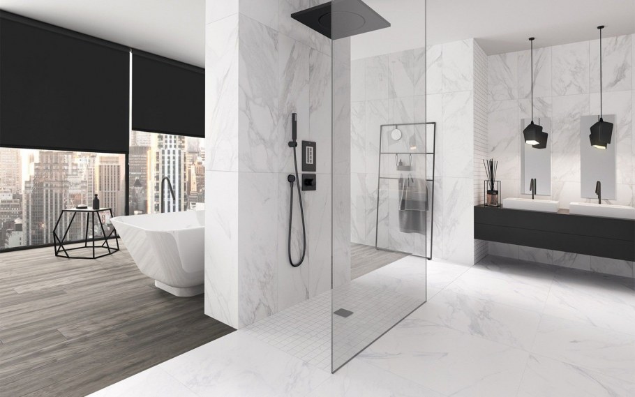 Пинтерест серые Ванные