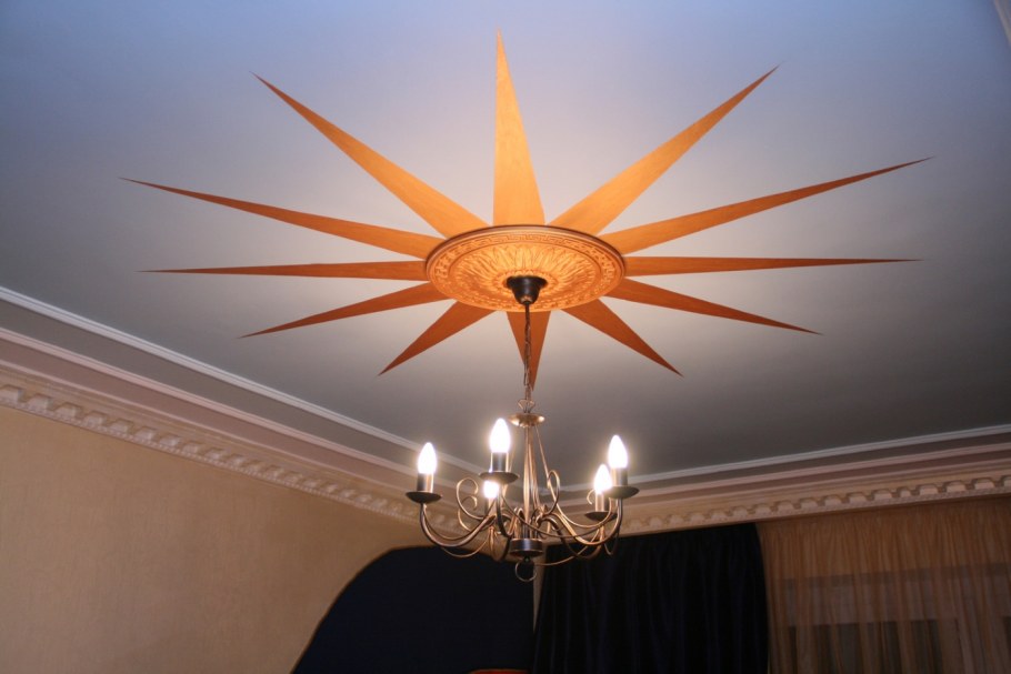 Красивый потолок своими руками