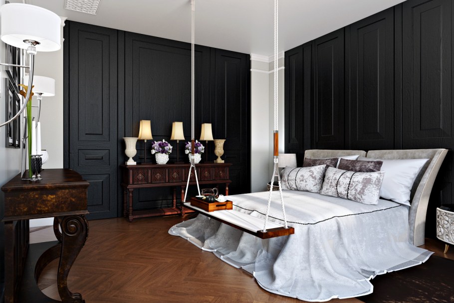 Белый плинтус в интерьере