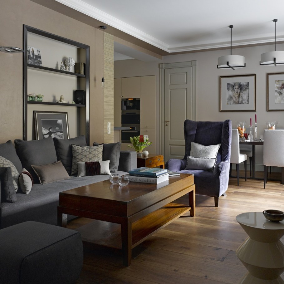 Современный американский стиль в интерьере