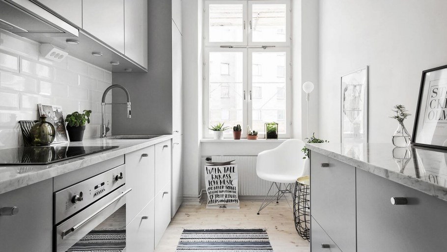 Кухня икеа в скандинавском стиле 10 кв м