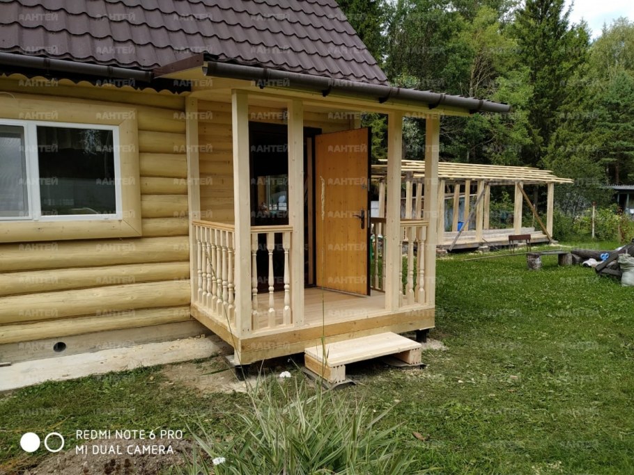 Крыльцо из бруса 150х150