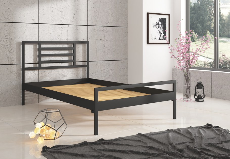 Кровать 160-200 лофт-Сити из металла