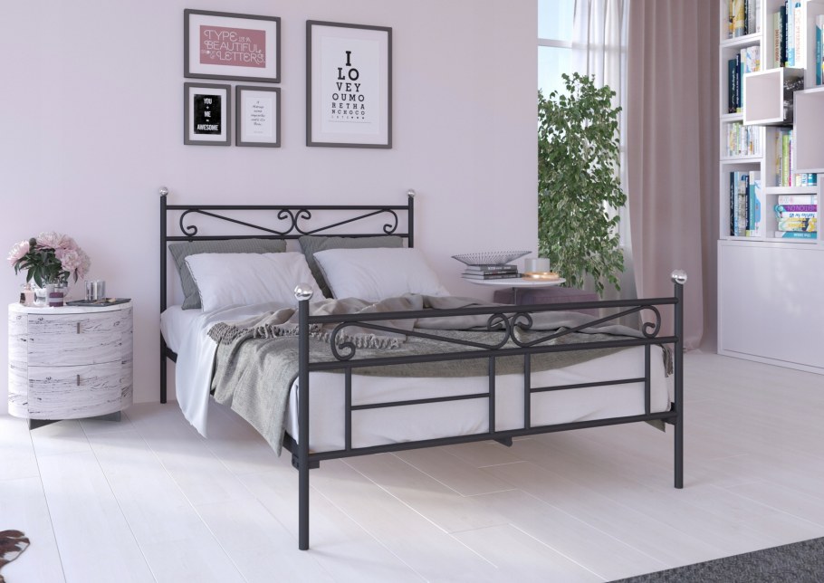 Кровать металлическая Evita 120x200