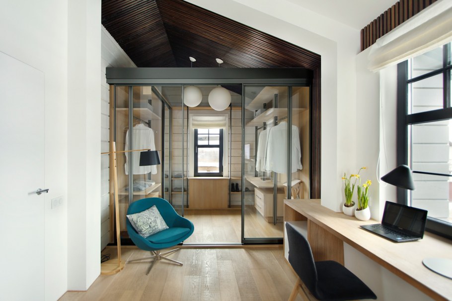 Дизайн треугольной гостиной