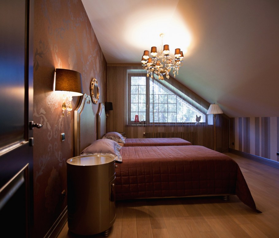 Дизайн треугольной гостиной