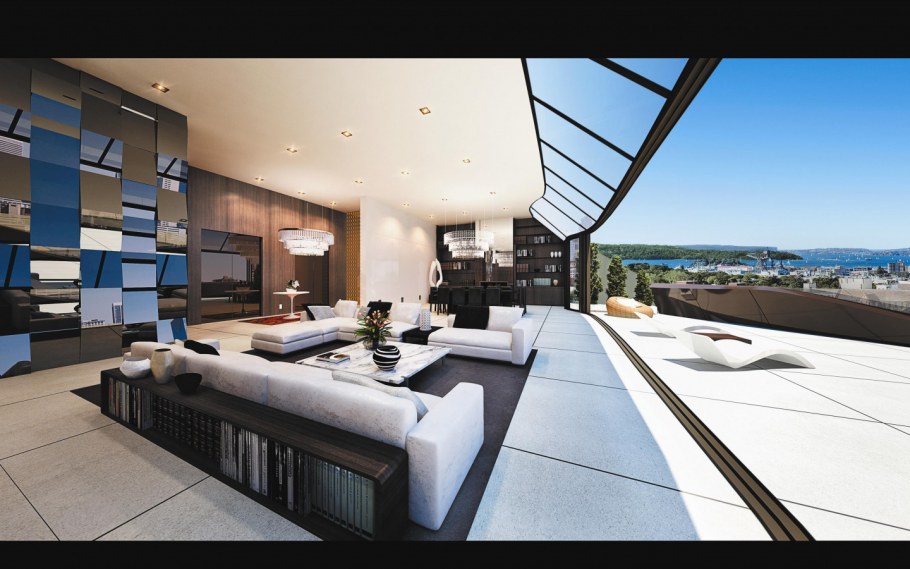 Пентхаус интерьер