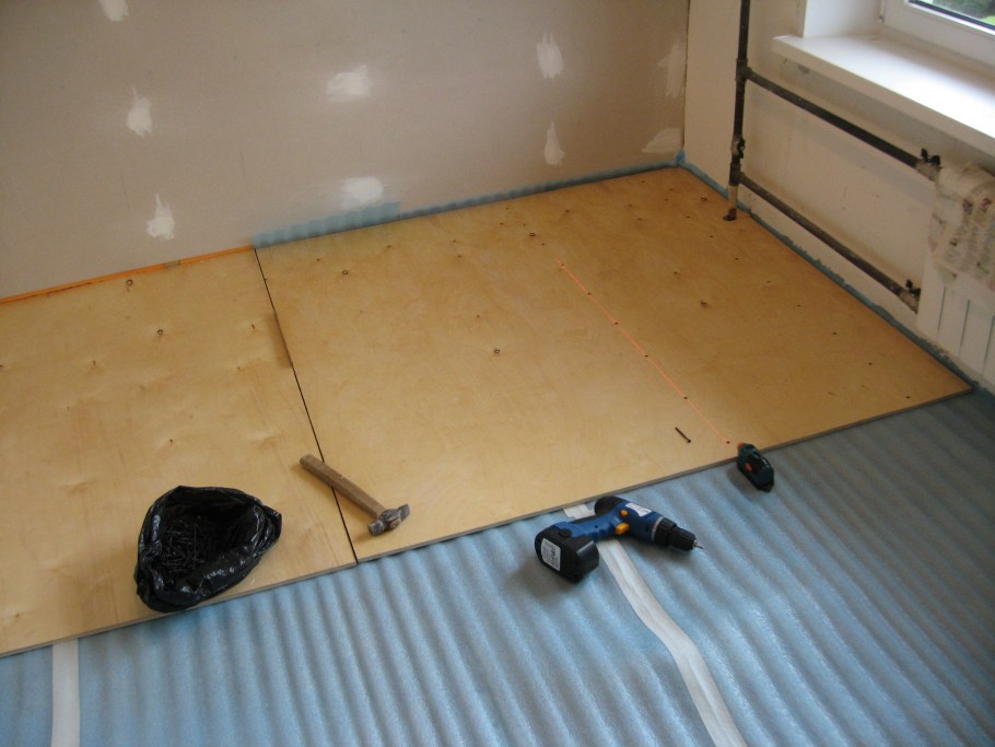 ОСБ на бетонный пол под линолеум