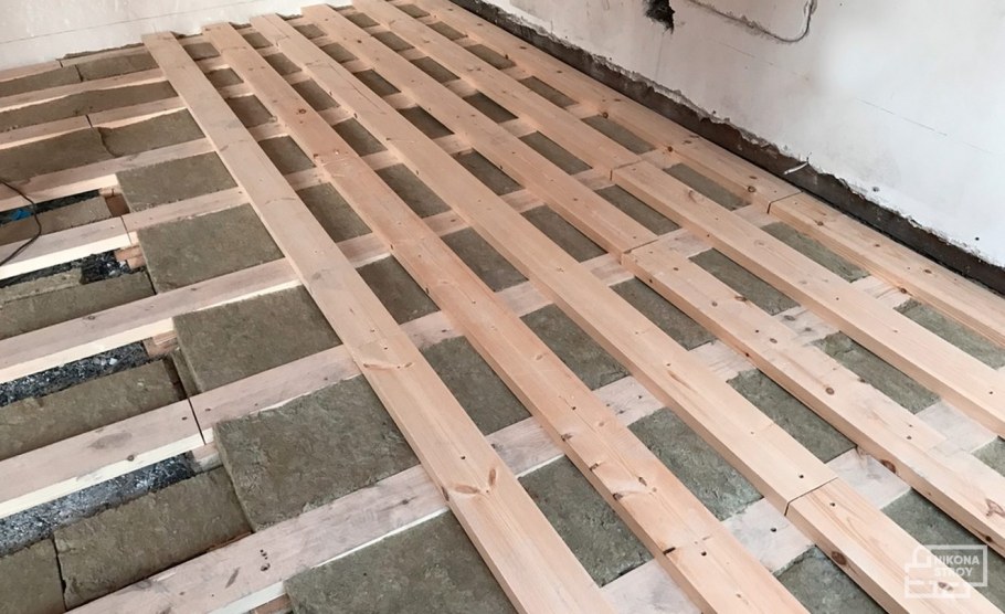 Кнауф пол на лагах