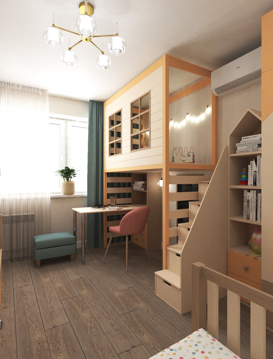 Проект студии с 2 детьми