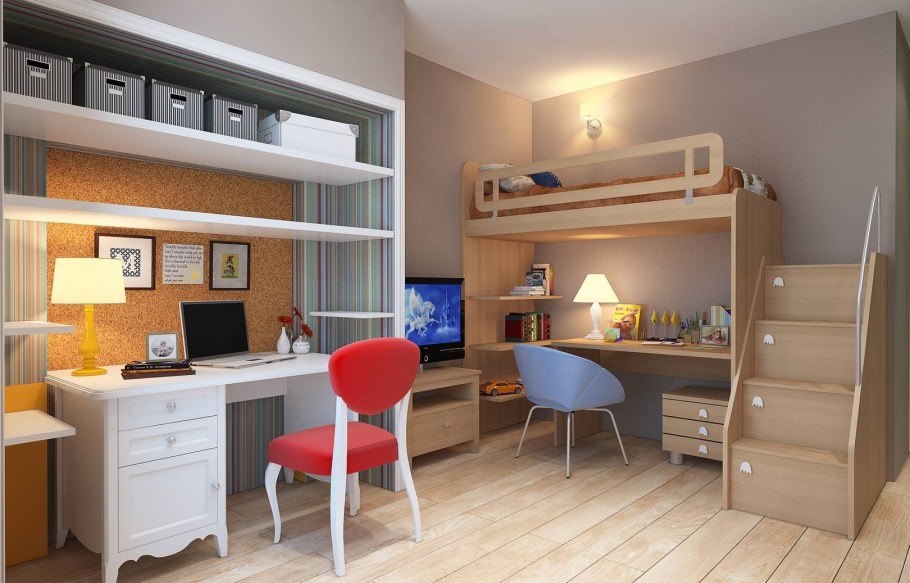 Дизайн детской комнаты для школьника 10 лет