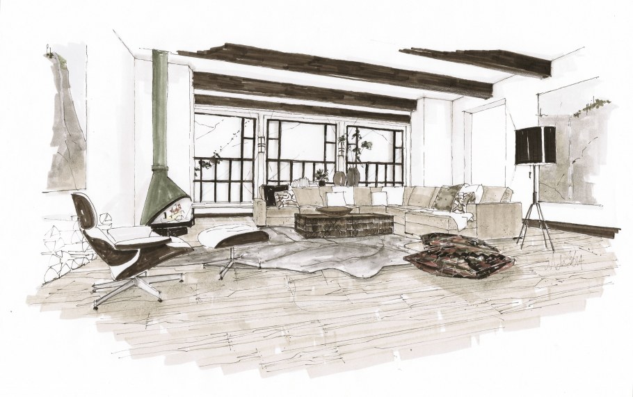 Форэскиз интерьера