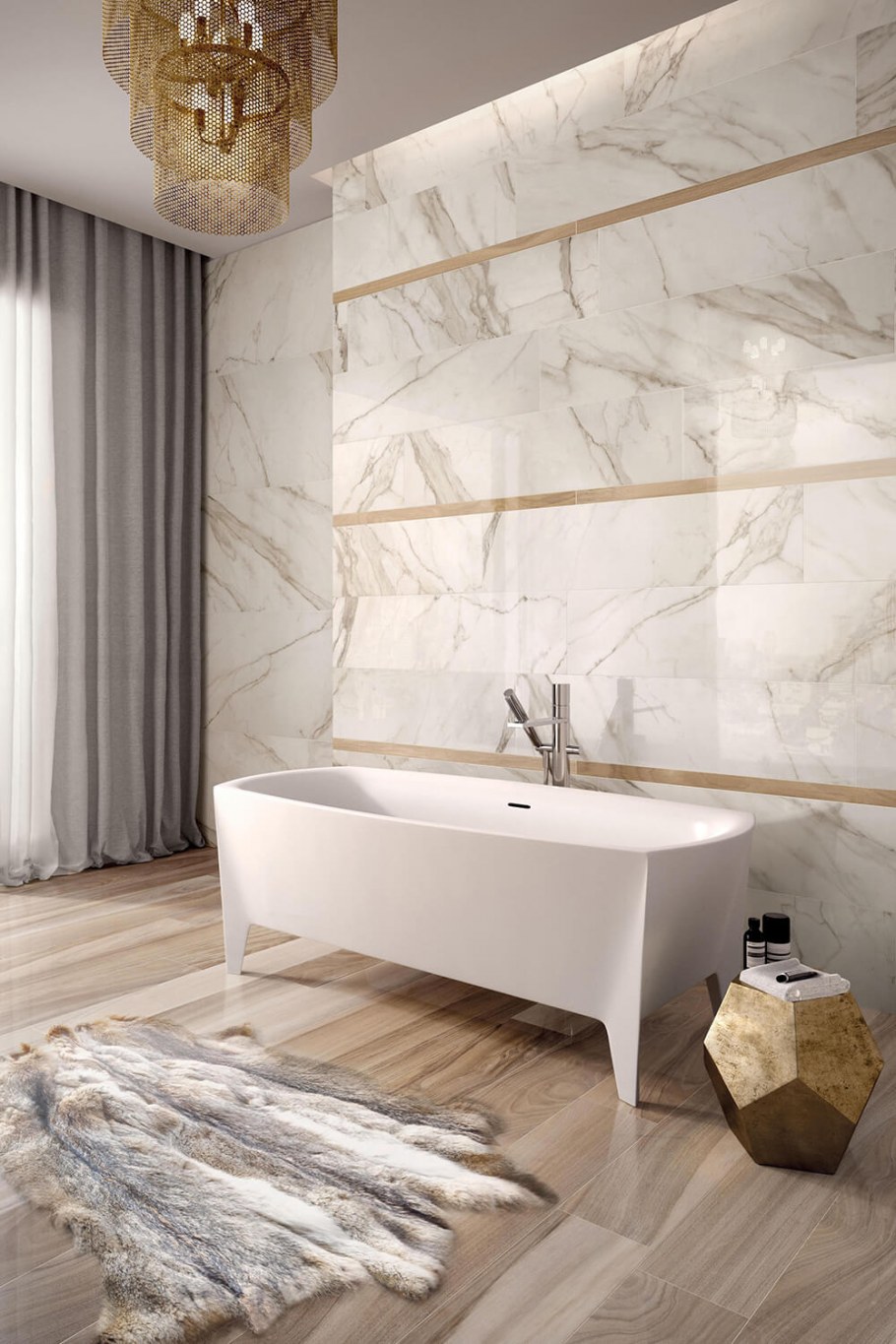 Calacatta Gold ванная комната