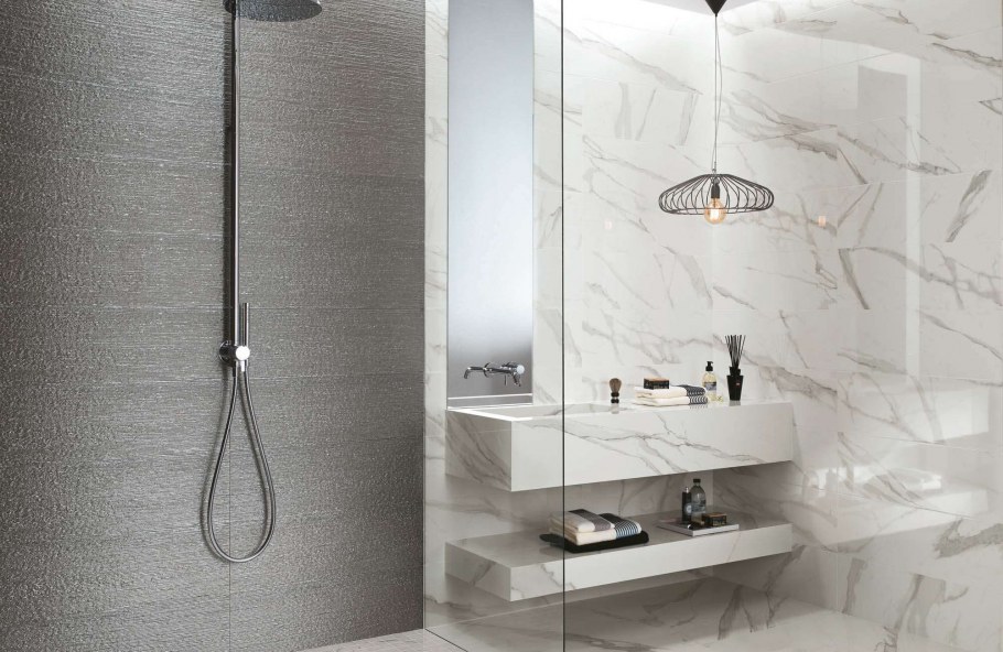 Настенная плитка Calacatta White Mate Slimrect 24 2x64 2 Azulev