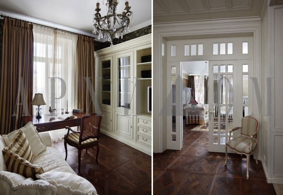 Интерьер кабинета руководителя в классическом стиле