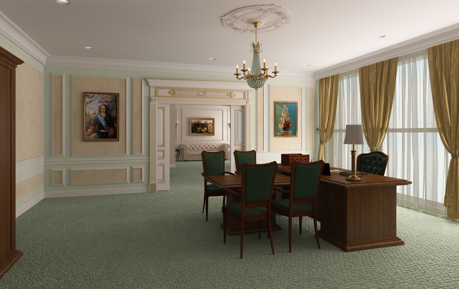 Гостиная в английском стиле