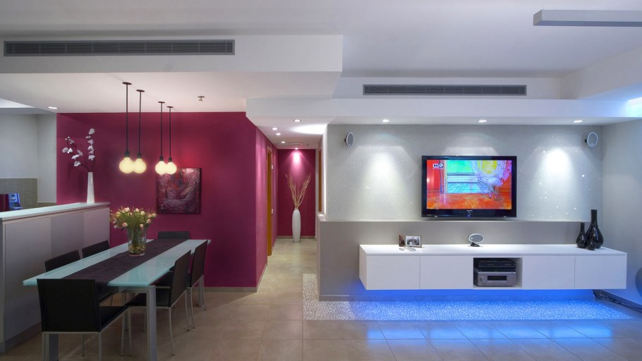 Зонирование светильниками