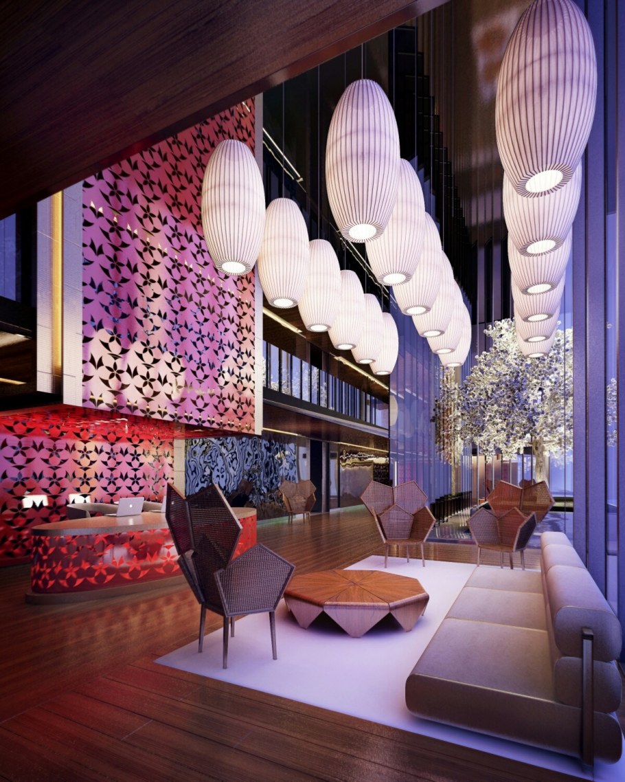 Лаунж в интерьере ресторана