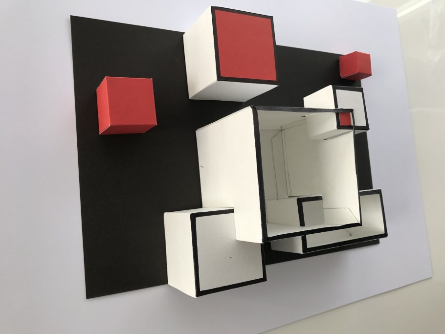 Кухня гостиная в стиле конструктивизм