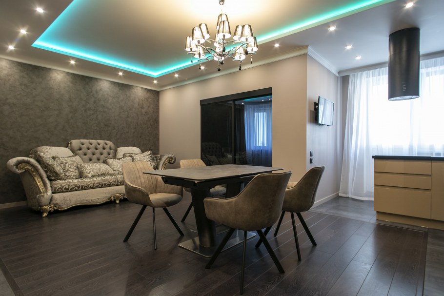 Дизайн трехкомнатной квартиры 70 кв.м