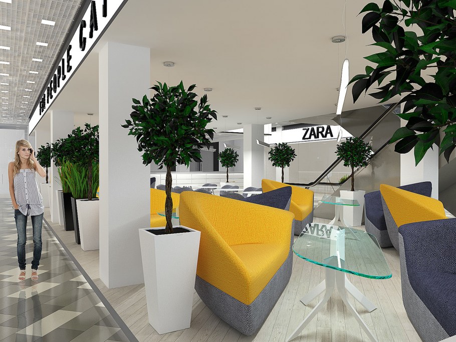 Гостиная в трешке п44т