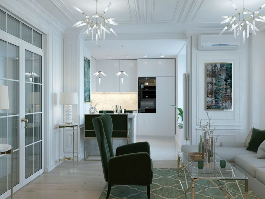 Дизайн таунхауса 350 кв 3 этажа