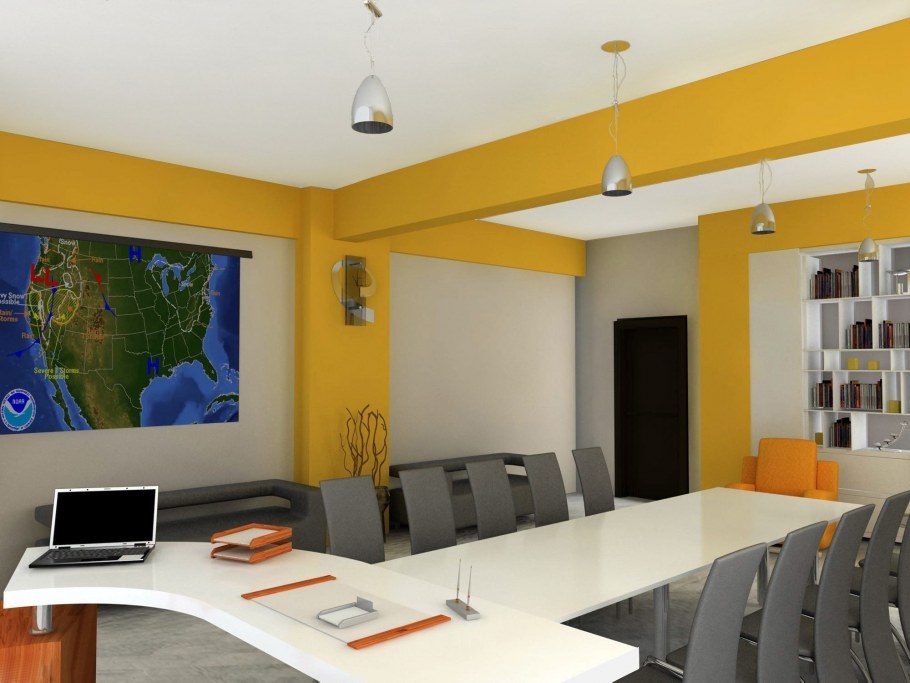 Дизайнерский интерьер кабинета директора