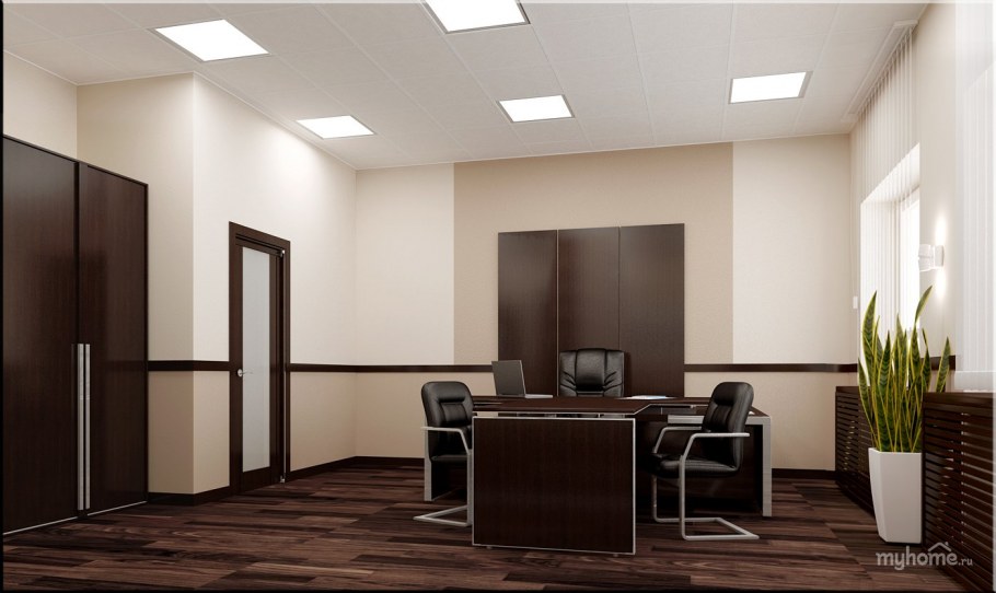 Цветовые сочетания в интерьере кабинета