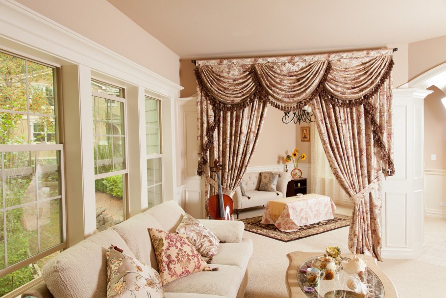 Красивые дизайнерские шторы