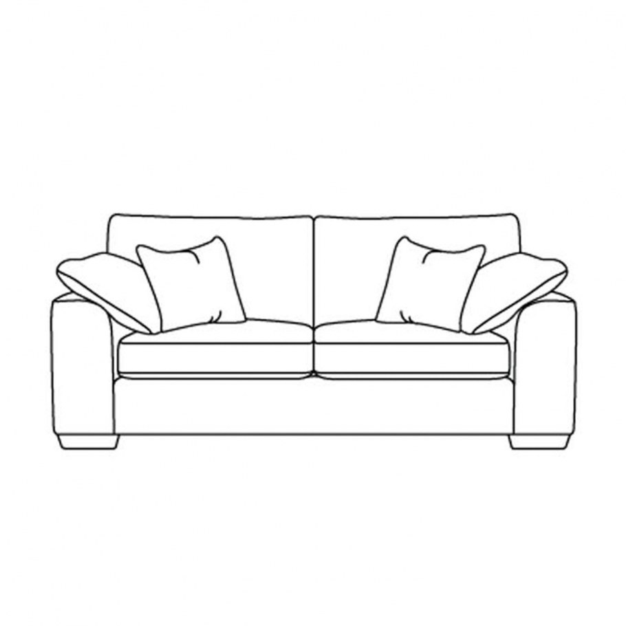 Диван вид сбоку вектор