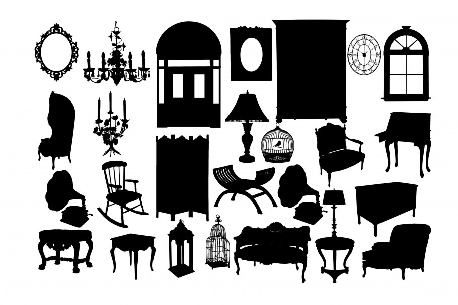 Мебель силуэт
