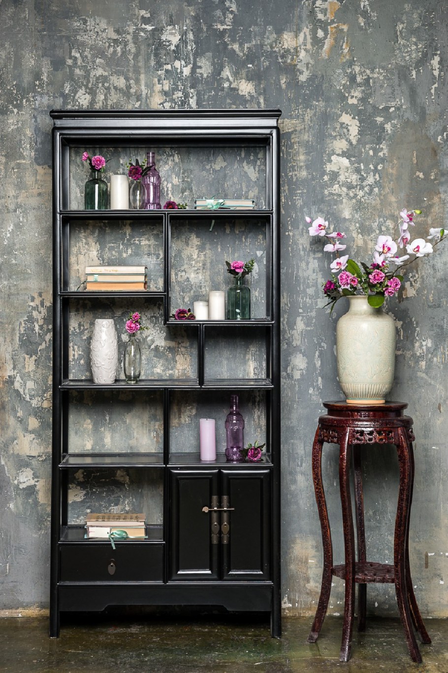 Этажерка в интерьере