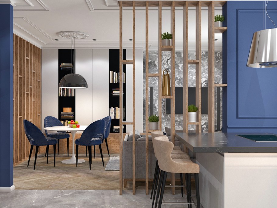 Приятный интерьер