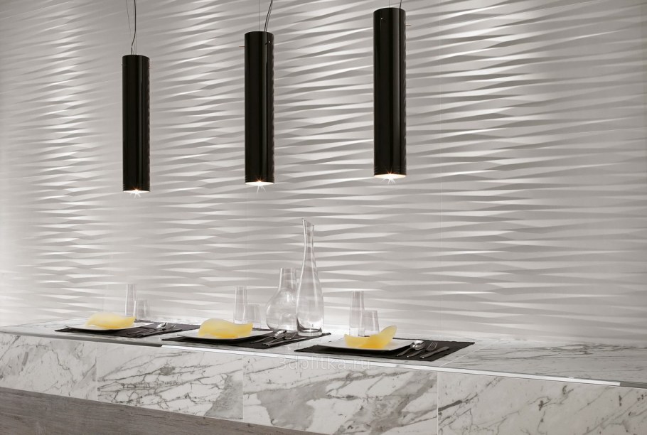 3d Blade White Matt 40x80