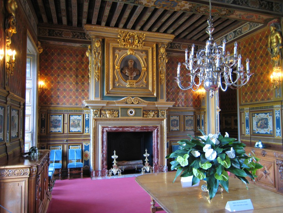 Шеверни замок Франция интерьер