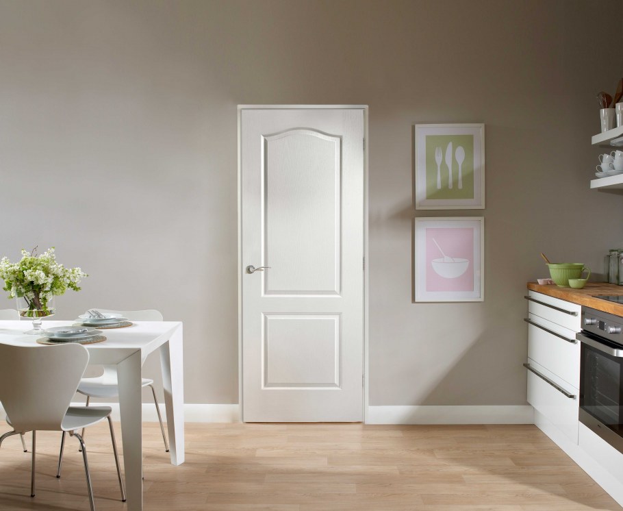 Двери межкомнатные белые